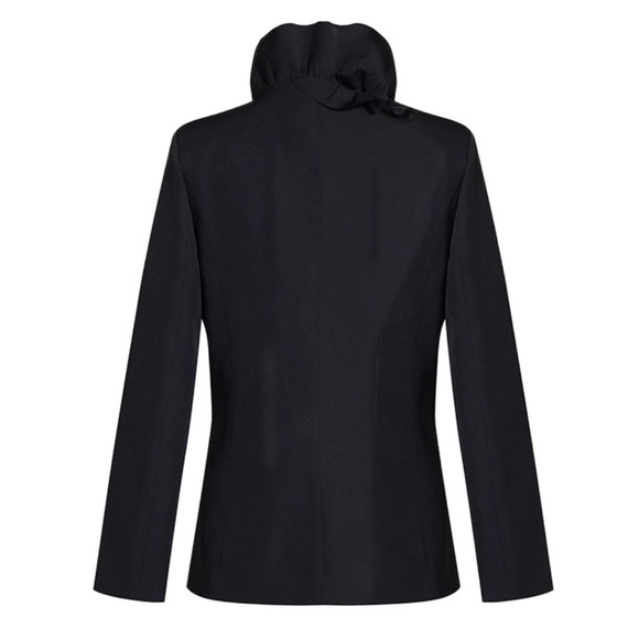 🎁 The COLYNA Black Ruffle Jacket Top - Picture 2 of 6